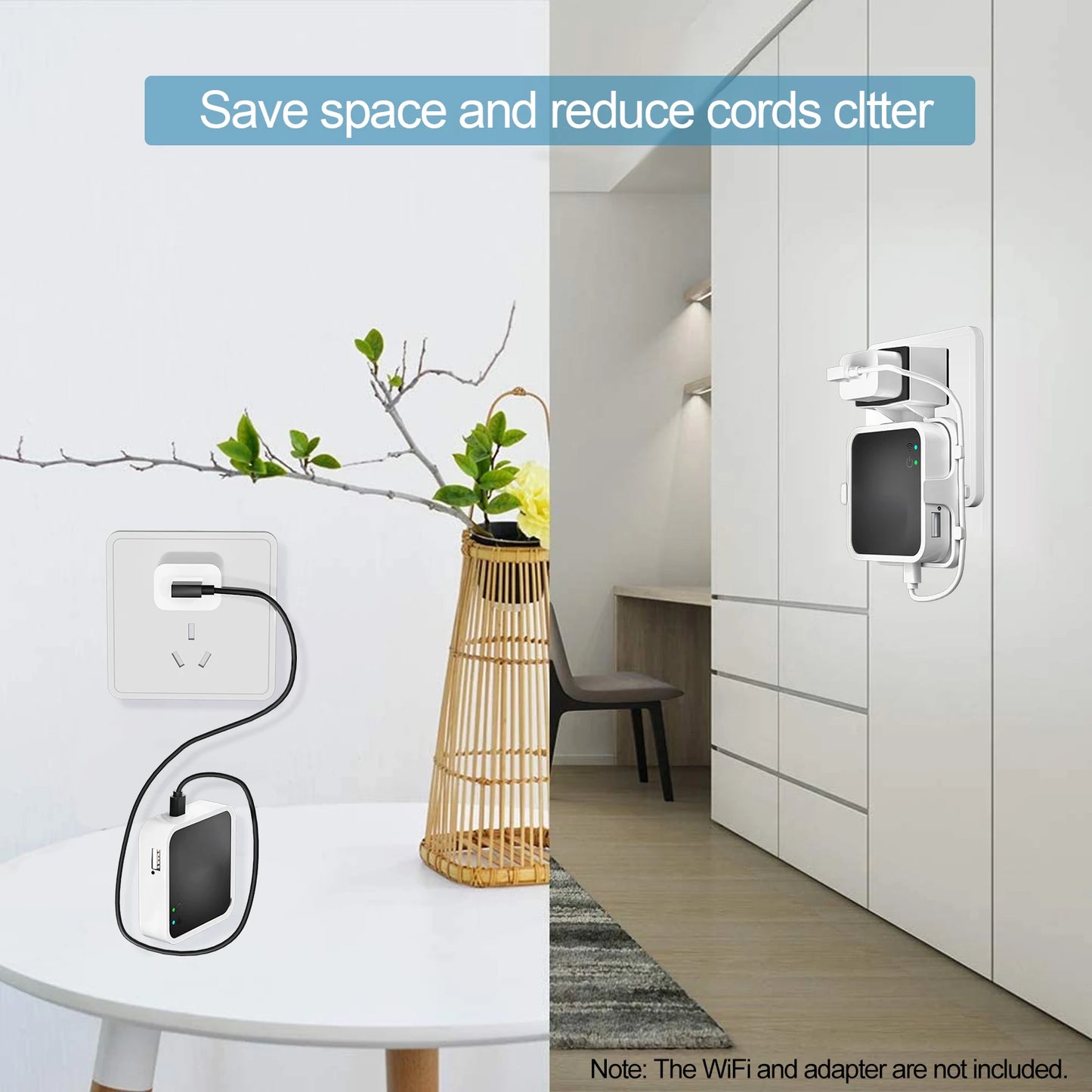 Blink Sync Module 2 Outlet Wall Mount Bracket Holder
