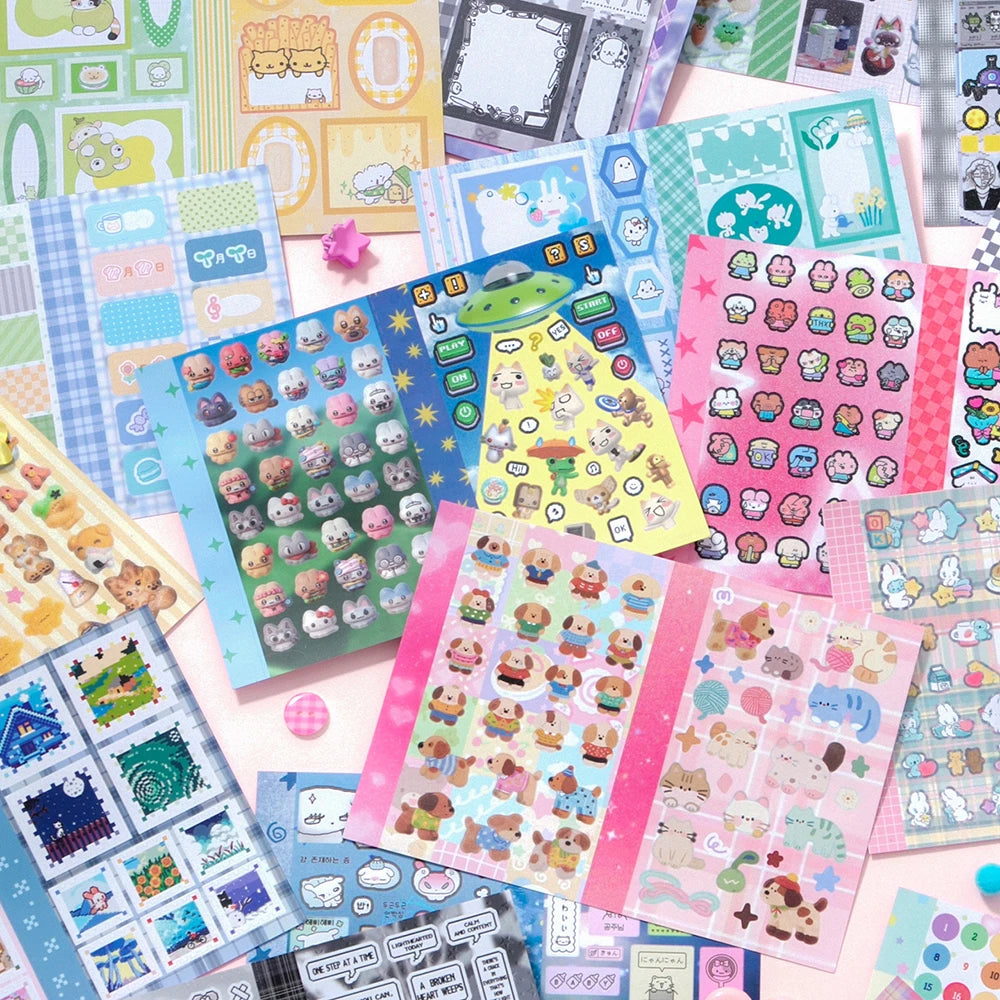 M5 Sticker Material Korean Ins Beauty DIY Handmade Book Stickers