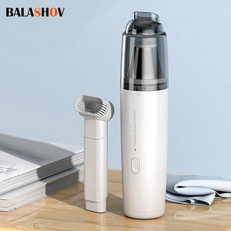 Vacuum Cleaner Mini Car Cleaning Powerful Suction Handheld Car Vacuum Cleaner Rechargeable for Car and Home Auto Vacuum Cleaner Peaceful Pleasures Health and Wellness