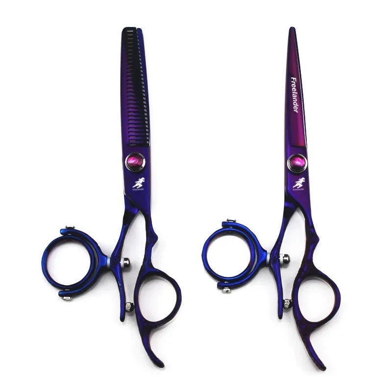 720 degree rotating thumb shears, swivel thumb hair cutting shears, flying shears, 6.0" hairdressing scissors Peaceful Pleasures Health and Wellness