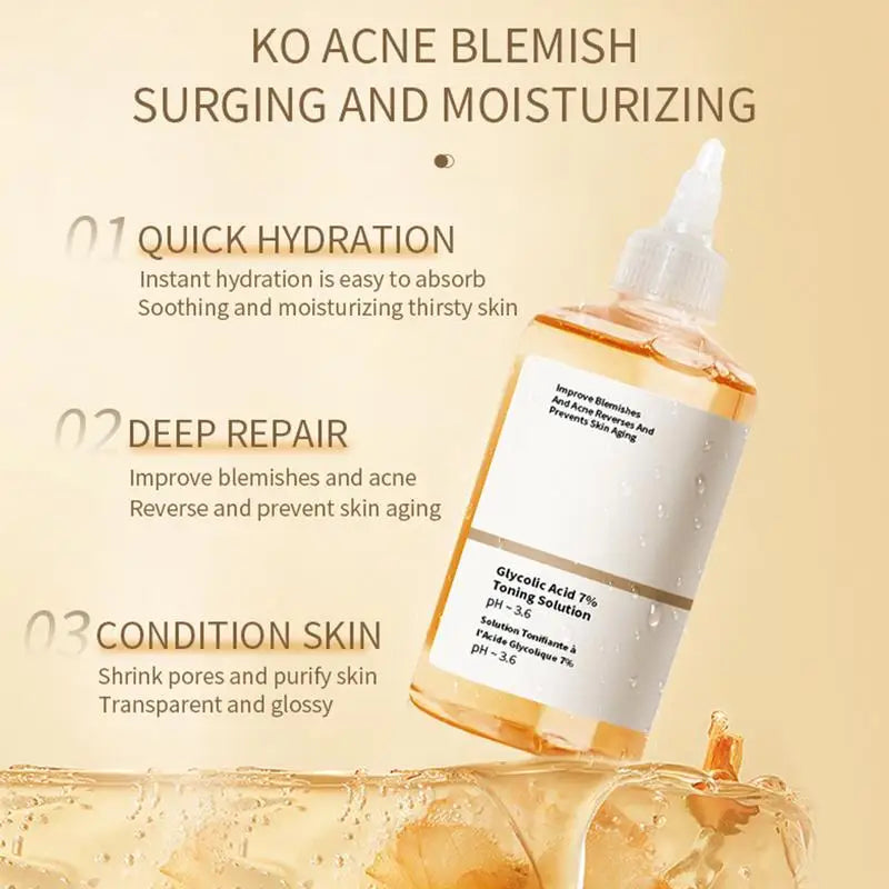 Disaar 7% Glycolic Acid Toner – Exfoliate & Brighten Skin