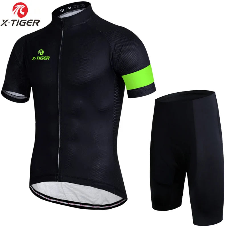 X-TIGER Men's MTB Cycling Jersey | Breathable Quick-Dry Bike Shirt