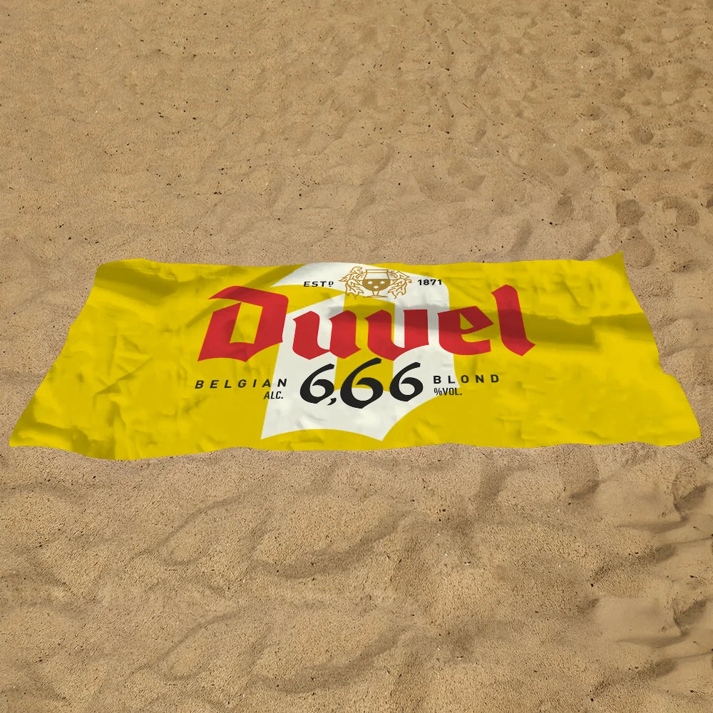 Duvel Beer Quick-Dry Large Beach Towel | Pool, Gym & Travel