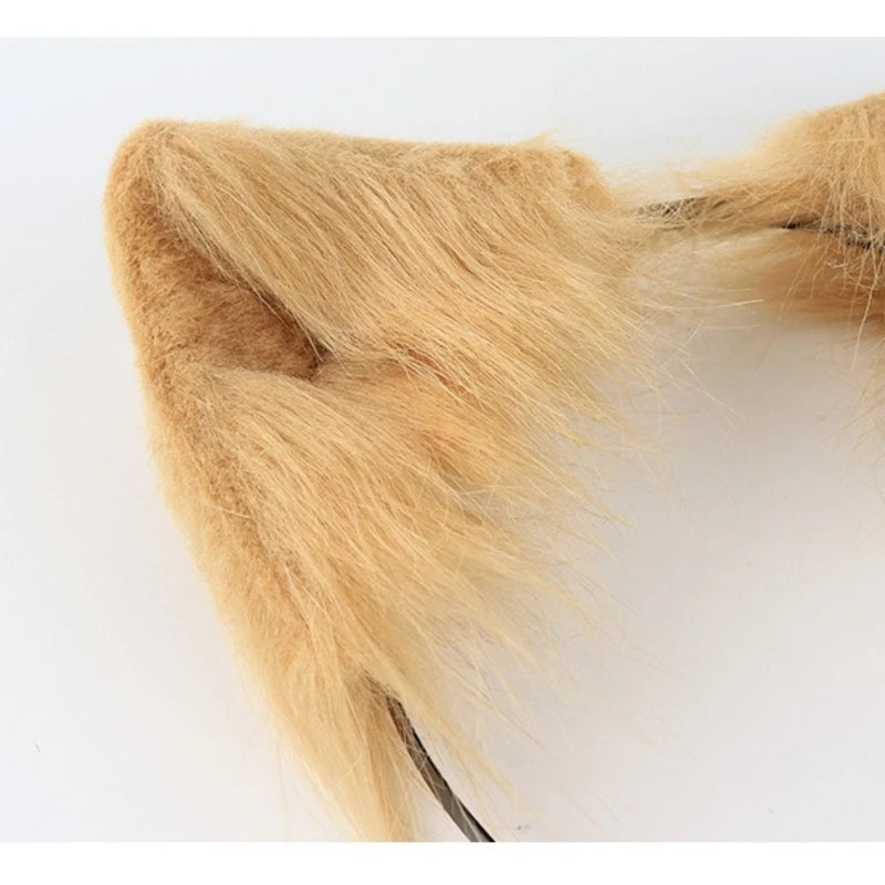 Cat Ear Headband Fox Tail Cosplay Set | Anime Beast Ears Cosplay Accessories Set Peaceful Pleasures Health and Wellness