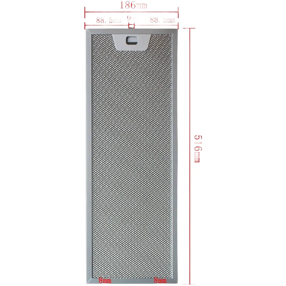 Range Hood Oil Mesh Filter | European Style – 516×166/186mm