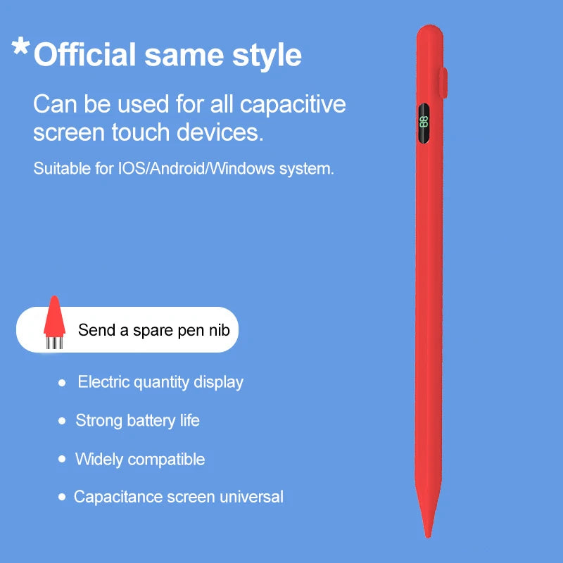 mobile phone touch screen stylus Pen for ipad touch pen screen drawing smartphone android phone pen for tablet and mobile iphone Peaceful Pleasures Health and Wellness Red