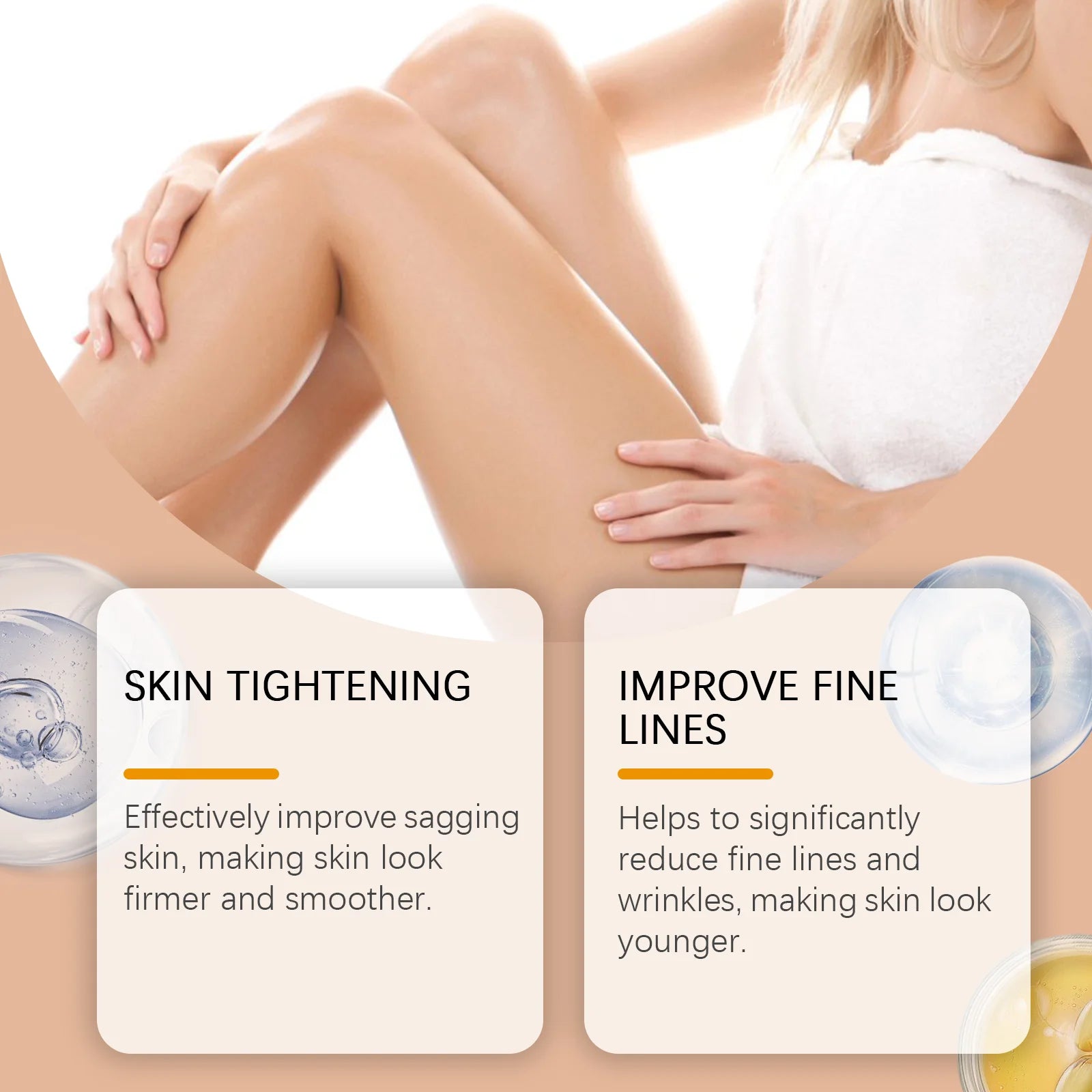 Bee Venom Cream for Body Reduce Sagging Skin Fat Firming Shaping S Curved Buttock Anti Wrinkle Multi Lifting Body Massage Lotion Peaceful Pleasures Health and Wellness