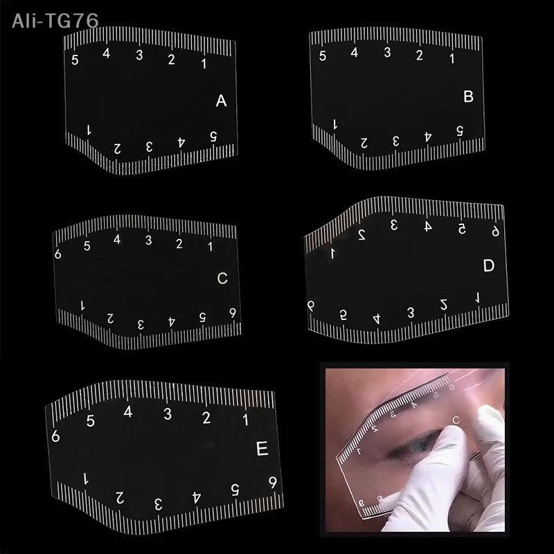 Eyebrow Shaping Ruler Stencil Kit – Beginner Brow Tool