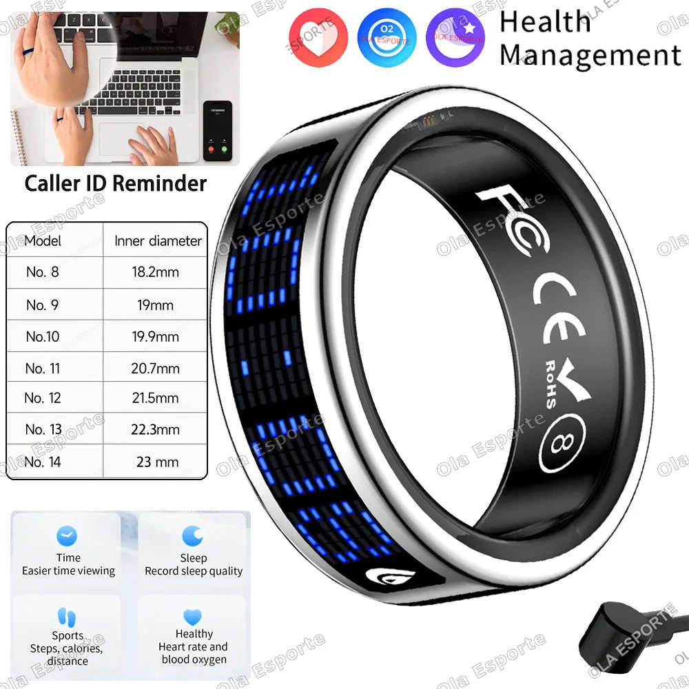 Ola Esporte Smart Ring 2026 – Heart Rate, Sleep & Activity
