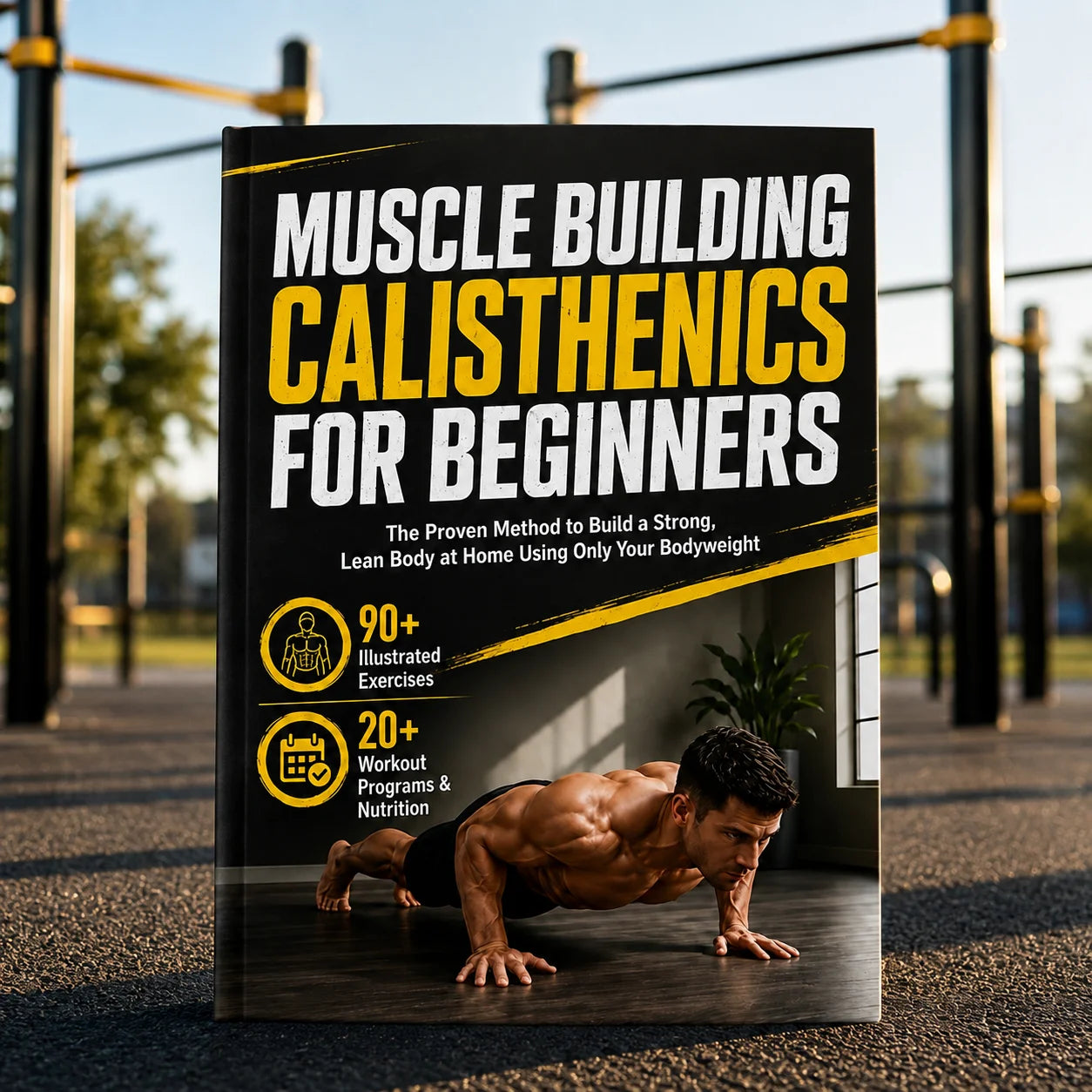 A4 Self Weight Fitness Training Guide Beginner's Exercise Manual Home