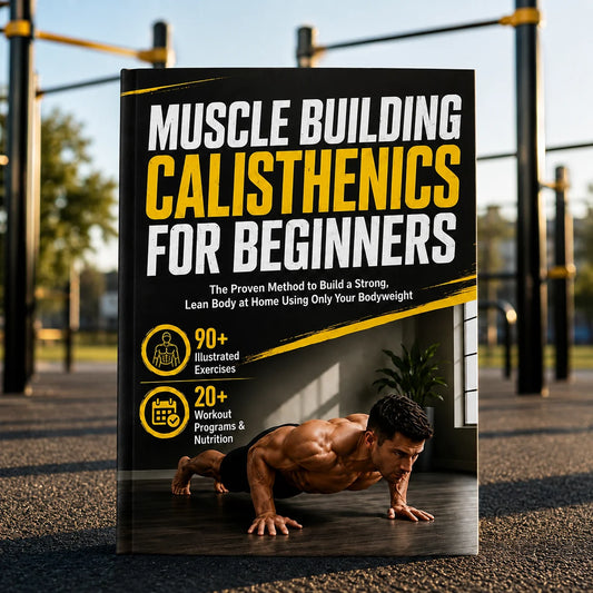 A4 Self Weight Fitness Training Guide Beginner's Exercise Manual Home Peaceful Pleasures Health and Wellness 1PC
