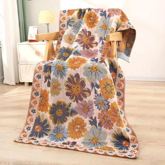 High Quality Multi Layer Bath Towel Double Sidedprinted Soft Beach Towel Multifunctional Small Blanket Universal in All Seasons Peaceful Pleasures Health and Wellness 01