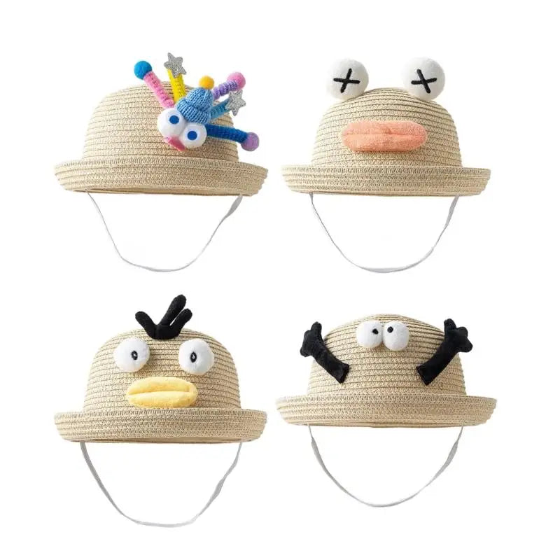 Baby Straw Sun Hat with Chin Strap | Ages 1–5 | Lightweight