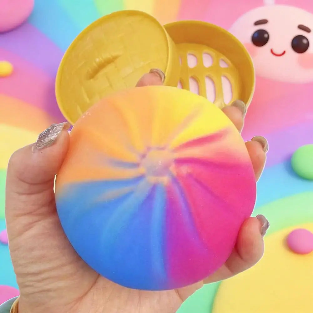 Colorful Crystal Buns Anti Toy Simulation Food Squishes Squeezable