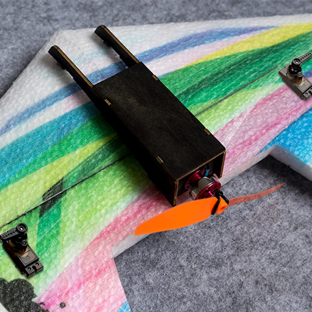 Dancing Wings Hobby Rainbow V2 800mm RC Flying Wing KIT