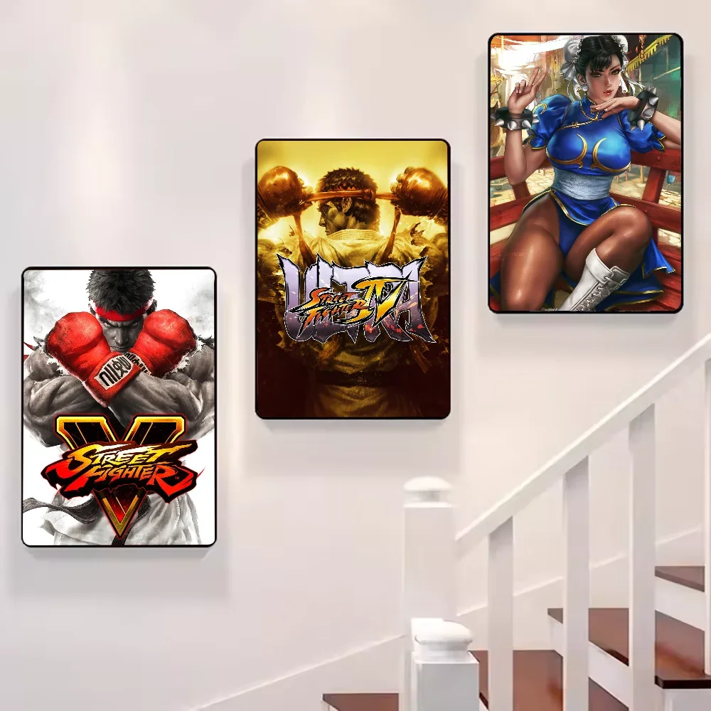 Game Street Fighter Poster Aesthetic Canvas Painting Prints Wall Art Picture for Bedroom Home Decor Peaceful Pleasures Health and Wellness