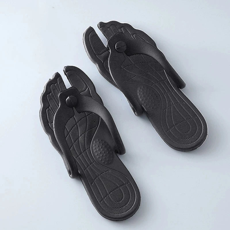 Women's Foldable Travel Slippers | EVA Flip Flops Hotel & Beach