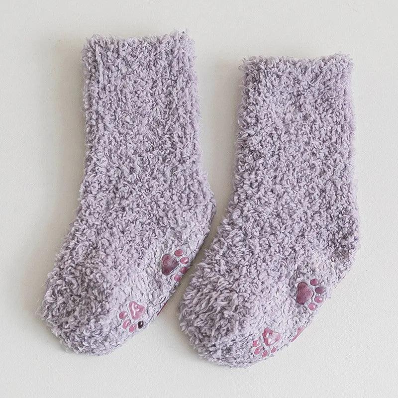 Baby Toddler Winter Socks | Soft Anti-Slip Warm Kids Socks