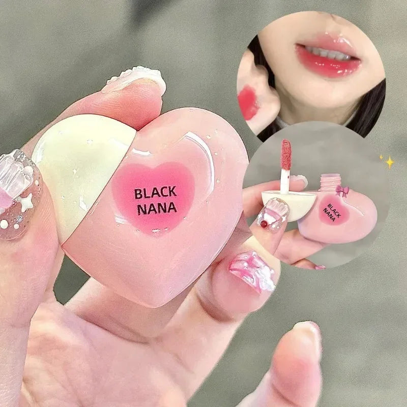 Heart-Shaped Jelly Lip Gloss | Hydrating Mirror Shine Tint