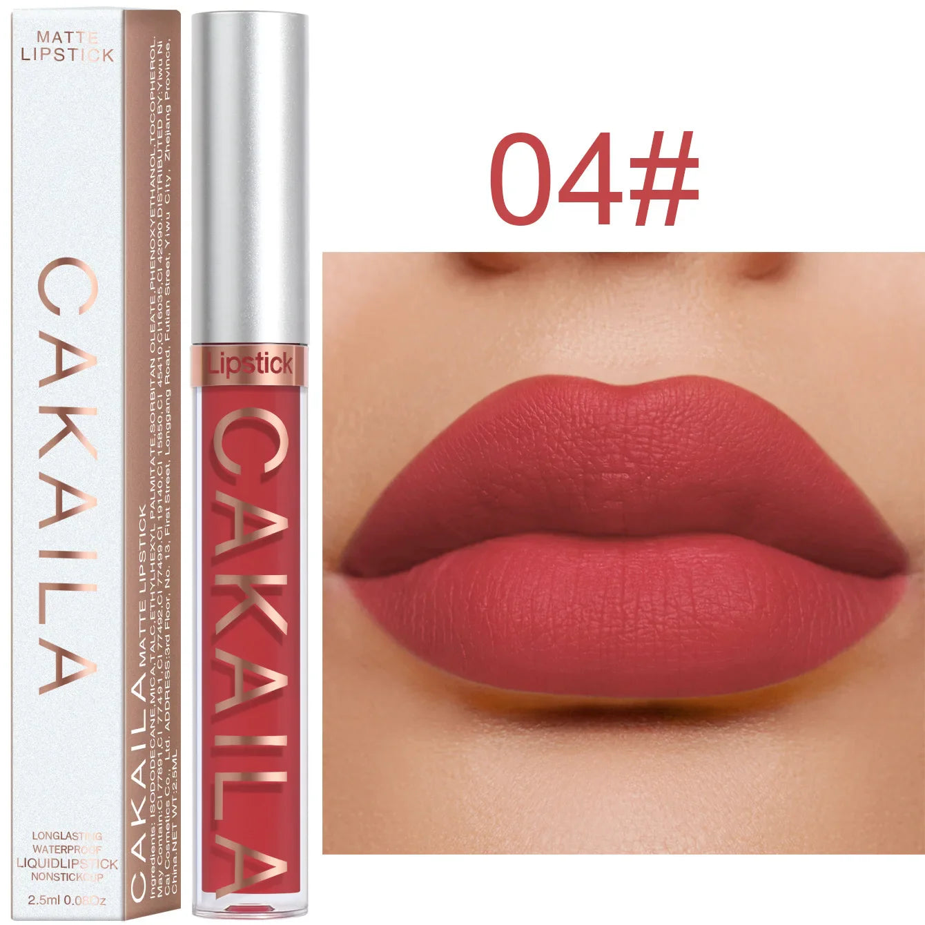 18-Color Matte Waterproof Lipstick – Non-Transfer Lip Gloss Set