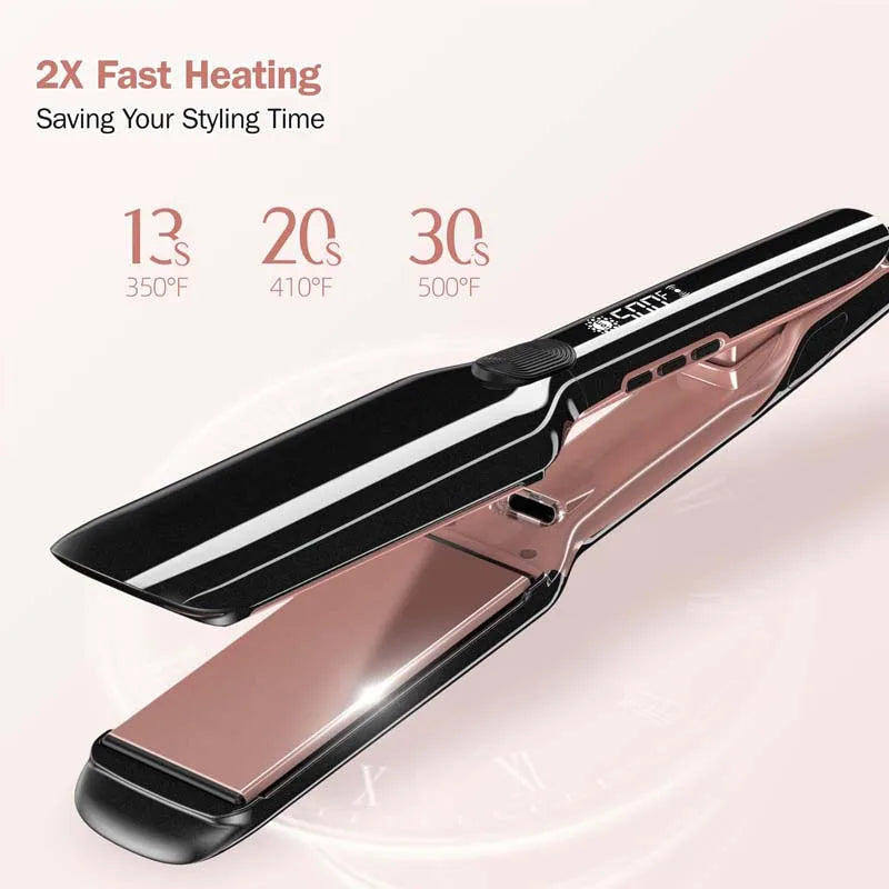 Hot Selling Fast Heat Super High Temperature Hair Straightener Keratin Repair Professional Hair Flat Iron Peaceful Pleasures Health and Wellness
