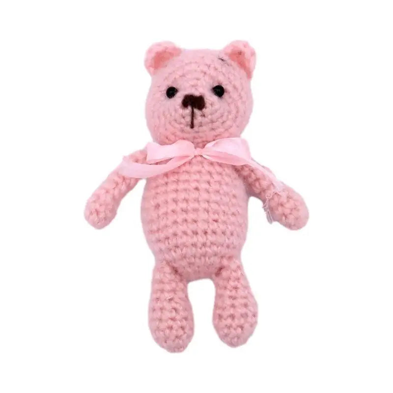 Crochet Bear Newborn Photography Prop | Baby Shower Gift Doll