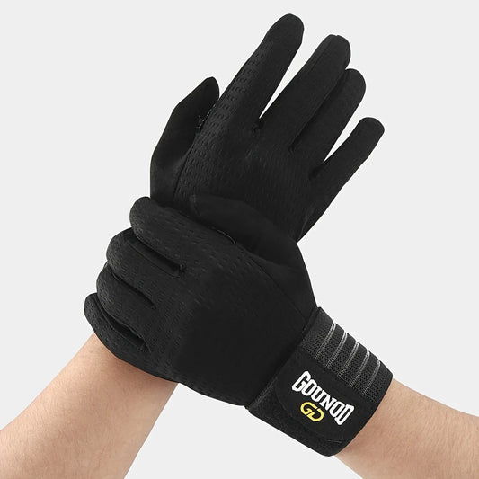 Half Finger Fitness Gloves – Breathable Knit for Men & Women Fitness Gloves Peaceful Pleasures Health and Wellness black M