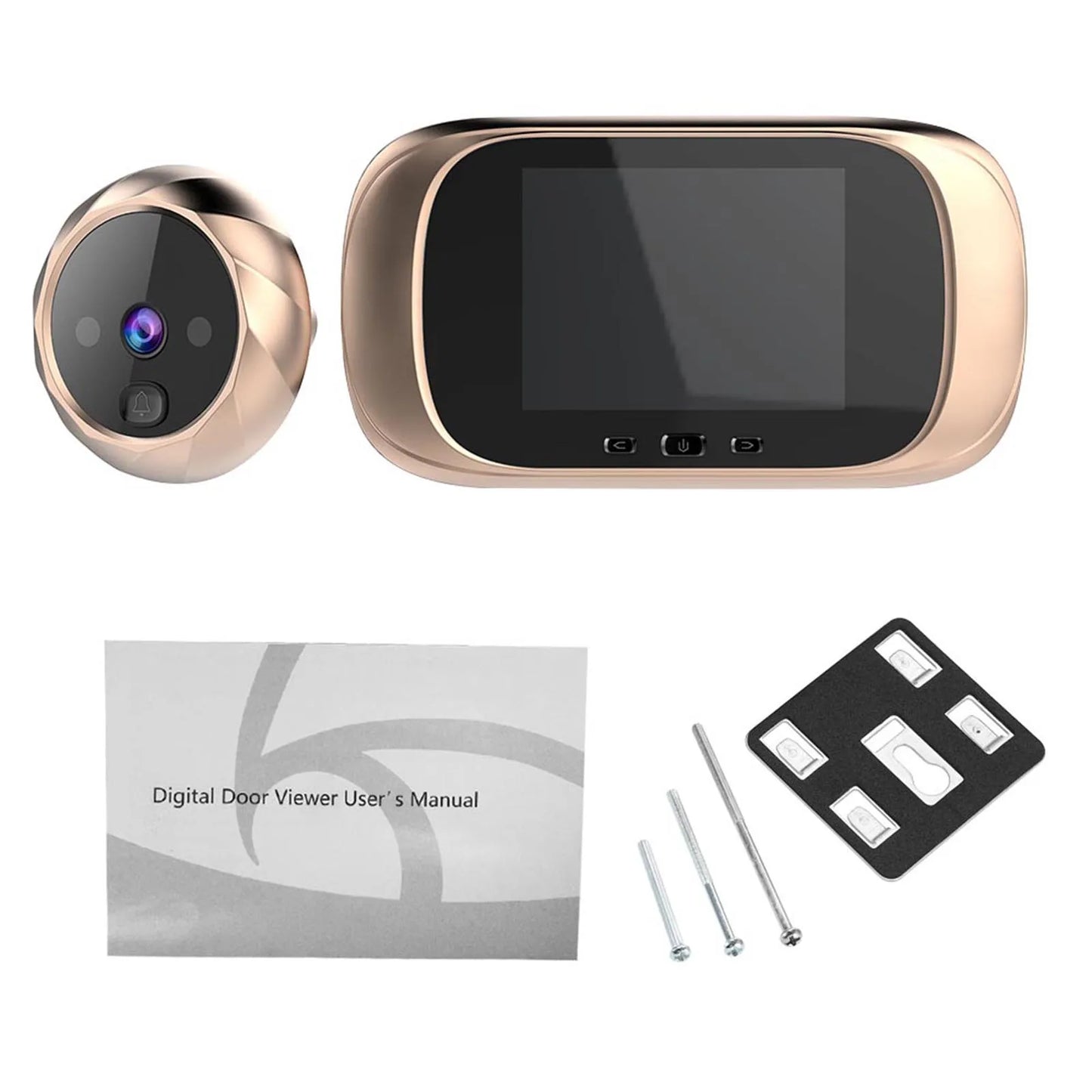 Digital Peephole Door Camera | 2.8" LCD Night Vision Doorbell Viewer