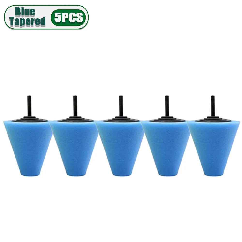 Car Wheel Hub Polishing Sponge Cone – Rim Cleaner Tool
