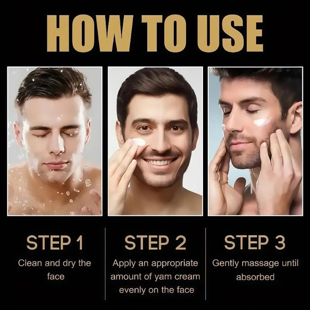 HISENRAIN Collagen & Retinol Face Cream for Men - Intense Moisture, Anti-Aging Hydration, Revitalizing Nourishing Skincare. Peaceful Pleasures Health and Wellness