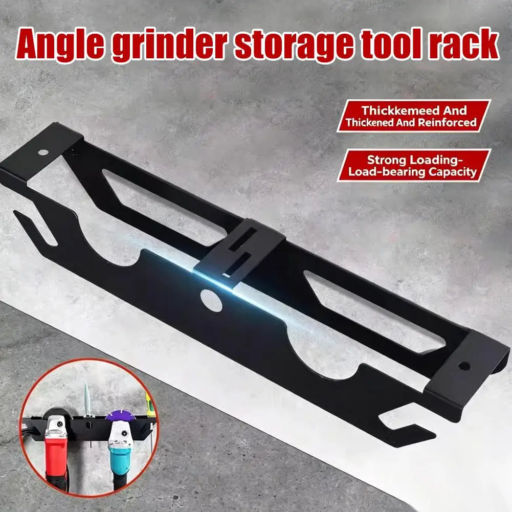 1/2Pcs Angle Grinder Holder 2 Pack Wall Mount Cutters Holder Storage Rack Heavy Duty Steel Tool Organizer for Grinders & Polishe Peaceful Pleasures Health and Wellness