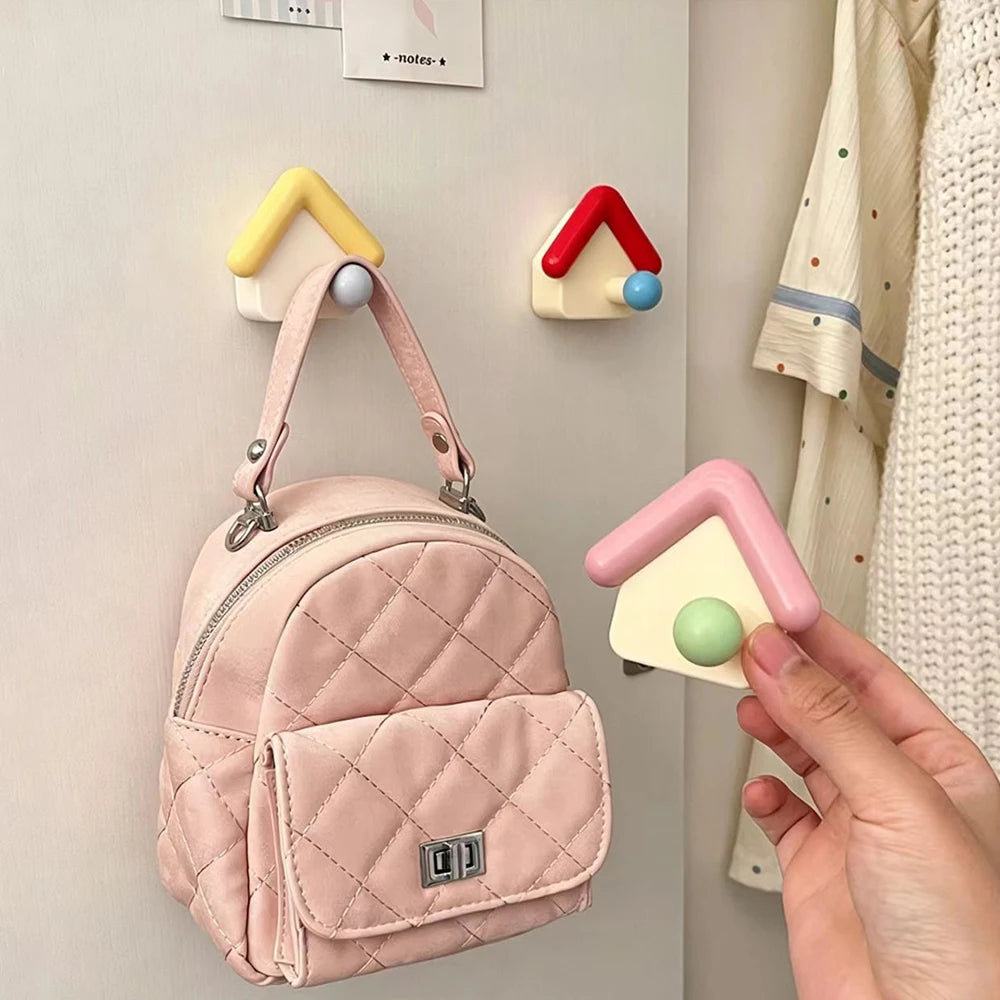 Cartoon Creative Hook Cute House Design Decoration High-value Small