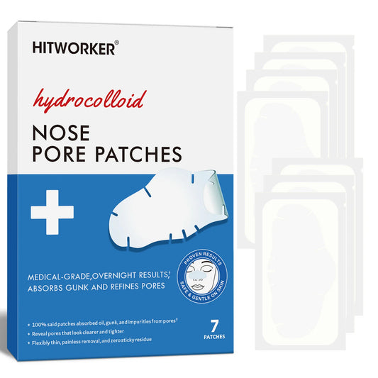 7pcs Facial Cleansing Nose Patches: Skin Care Pore Coverage Strips for All Skin Types for both men and women Peaceful Pleasures Health and Wellness 7pcs