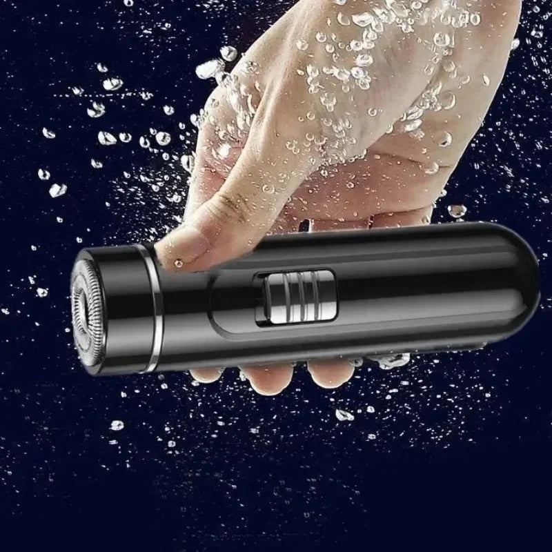 Compact & Convenient Electric Razor for Men - USB Rechargeable, Wet & Dry, Easy One-Button Use - Perfect for Home, Car & Travel! Peaceful Pleasures Health and Wellness