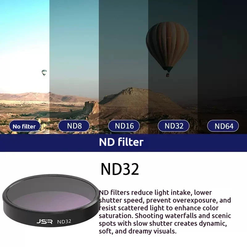 JSR Optical Glass Filters for DJI Osmo Nano – UV CPL ND Star