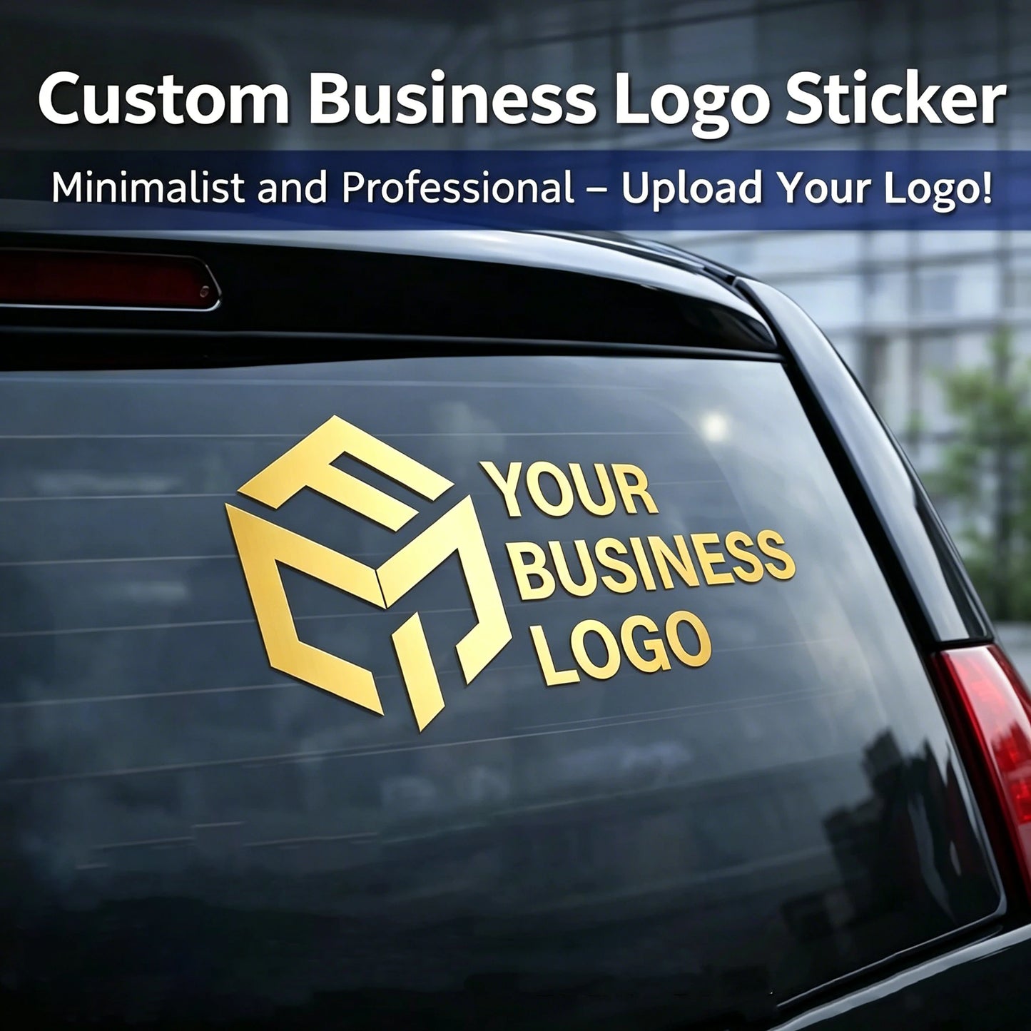 Custom Logo Vinyl Sticker | Waterproof Car Window Decal