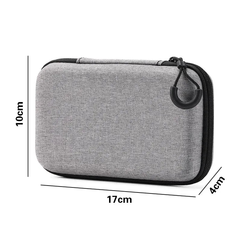Mini Hard EVA Electronics Organizer Bag | Cables & USB Travel Case