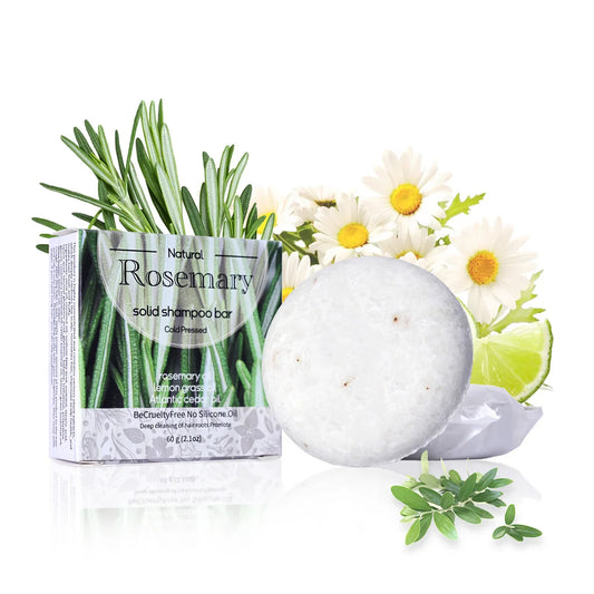 Rosemary Essential Oil Shampoo Soap Bar – 60g Natural Herb Shampoo Soap Bar Oasis Select 60g