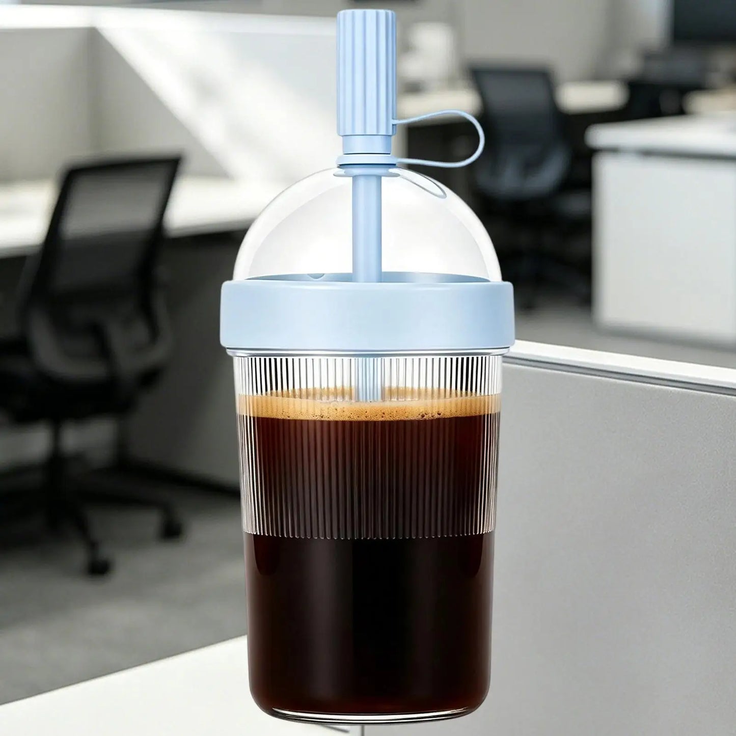 17oz Reusable Tumbler with Lid & Straw | Cold Drink Coffee Cup Cold Drink Tumbler Peaceful Pleasures Health and Wellness