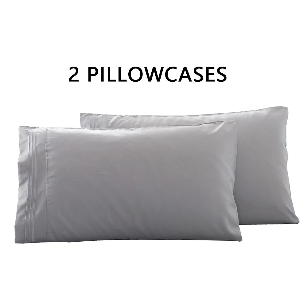 Battilo Soft Microfiber Pillowcase Set of 2 | Queen & King Size