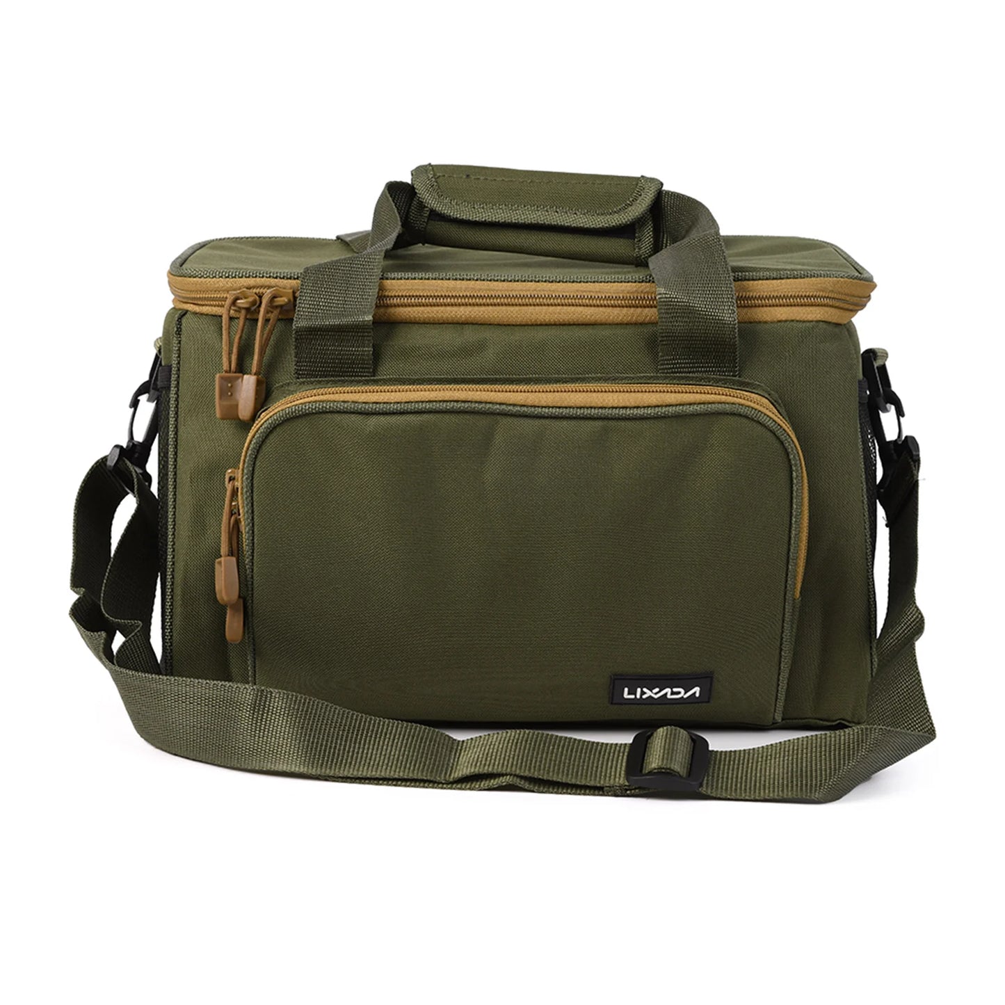 Lixada Portable Multifunctional Canvas Fishing Shoulder Bag Tackle