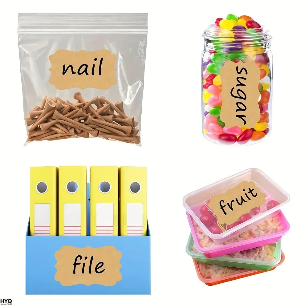 Rolled Labels Self-adhesive Paper Stickers Cosmetics Food Crafts
