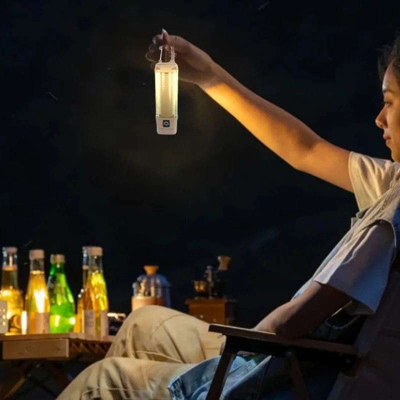 Rechargeable LED Camping Lantern | Candle Mode & Adjustable Color LED Camping Lantern Peaceful Pleasures Health and Wellness