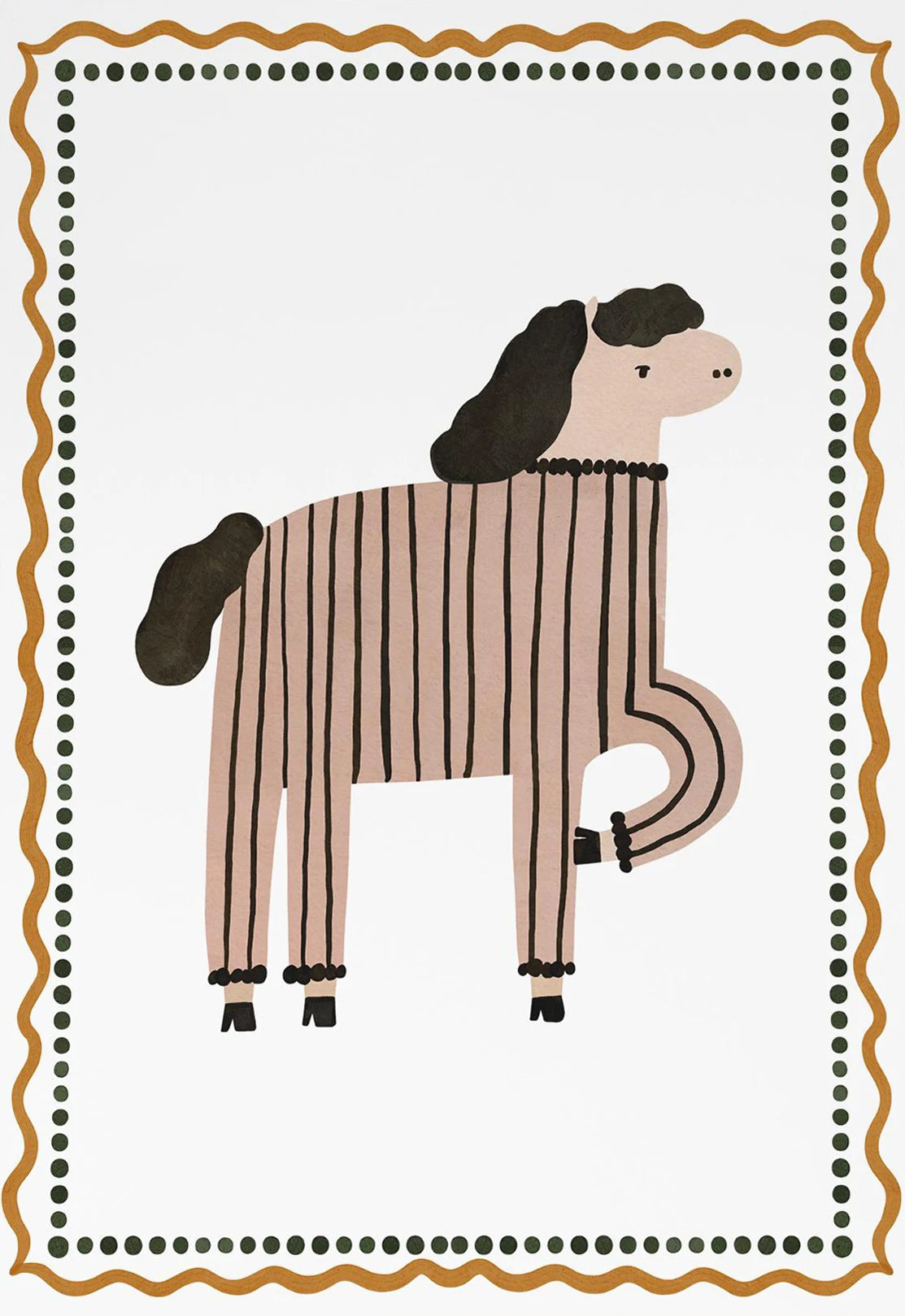 Boho Nursery Canvas Wall Art | Cute Animals Kids Room Decor