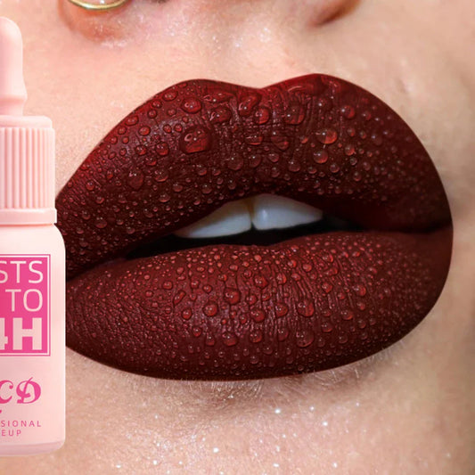 MCD 19-Color Matte Liquid Lipstick – Waterproof Long-Lasting Matte Liquid Lipstick Oasis Select