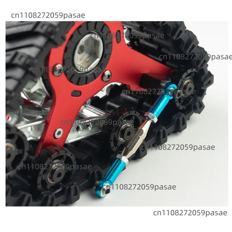 4-Piece Metal Track Wheel Set for RC Crawler | DIY Upgrade