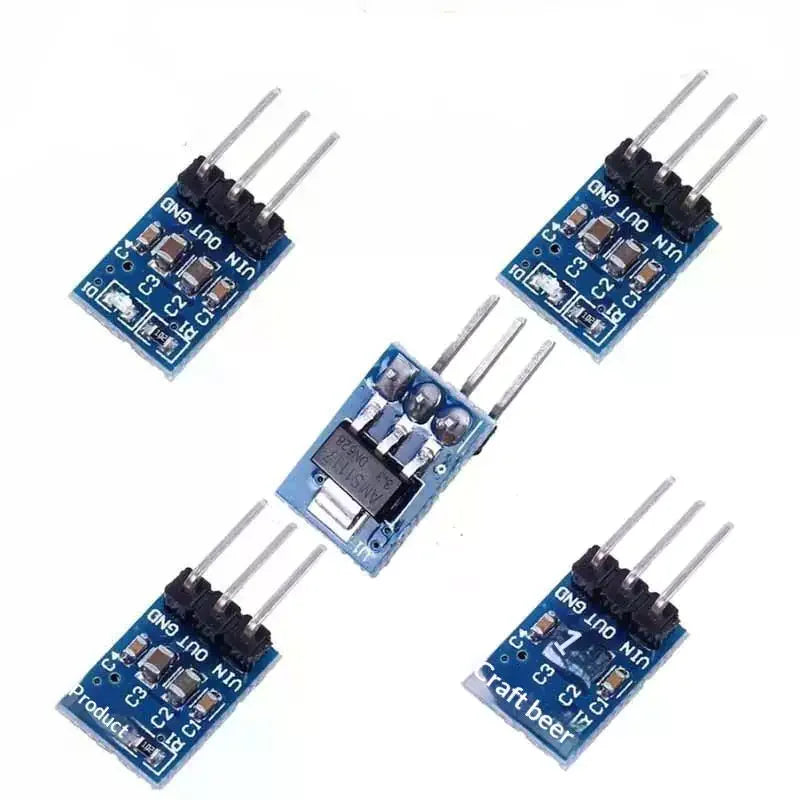 1/3/5Pcs AMS1117-3.3 LDO Linear Regulator Board 800mA AMS1117 3.3V Power Supply Module DIY Accessories Peaceful Pleasures Health and Wellness