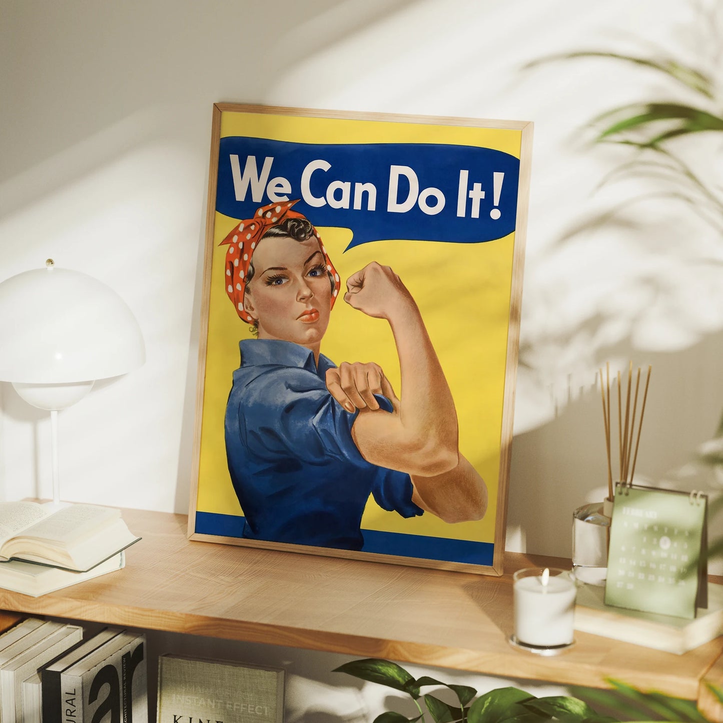 "We Can Do It" Feminist Canvas Wall Art Print | Home Decor