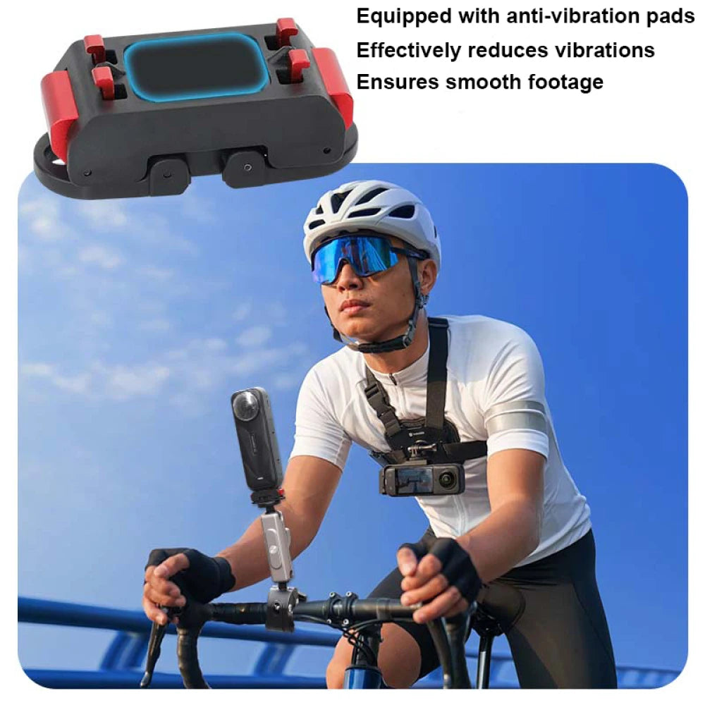 Magnetic Quick Release Adapter Mount Aluminum Alloy+Plastic Camera Stand Mount Adapter Camera For Insta360 X5 Camera Peaceful Pleasures Health and Wellness