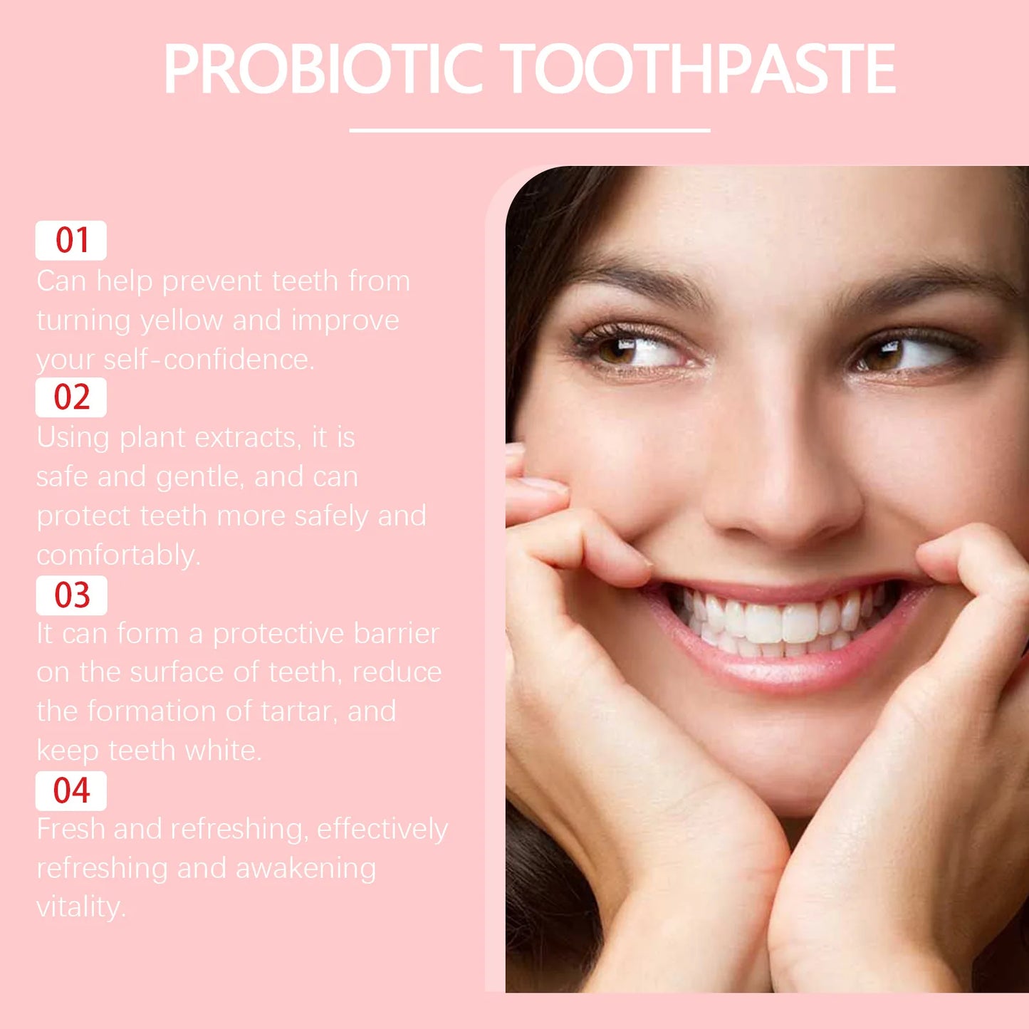 Oralhoe Probiotic Whitening Toothpaste | Plaque & Bad Breath